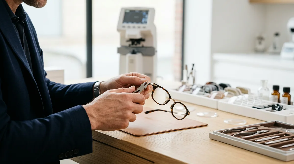 Métiers de l'optique : opticien, lunetier et autres professions